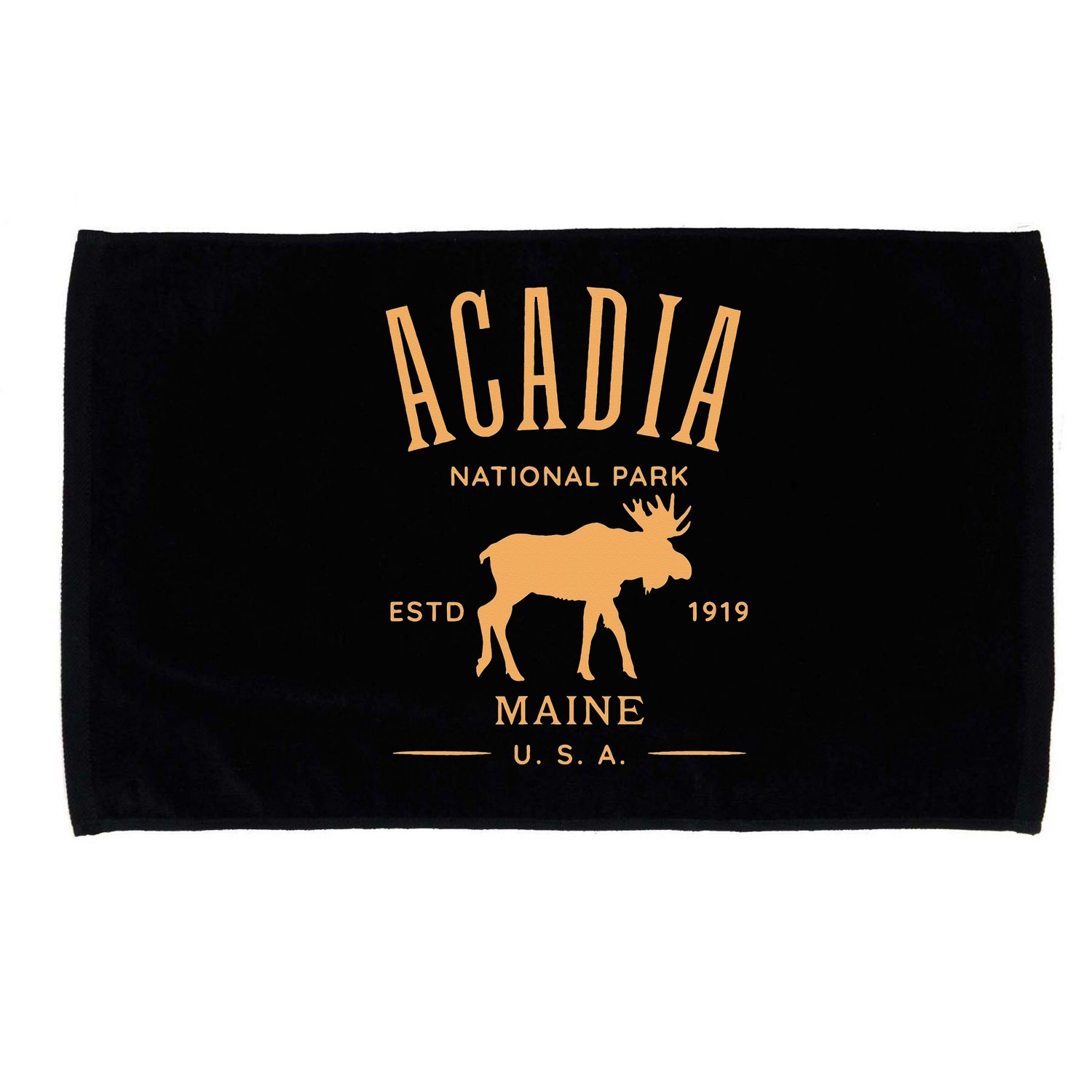 Acadia National Park Maine USA Design Souvenir Microfiber Hand Towel