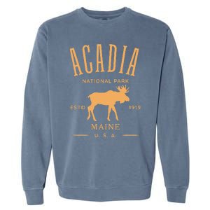 Acadia National Park Maine USA Design Souvenir Garment-Dyed Sweatshirt