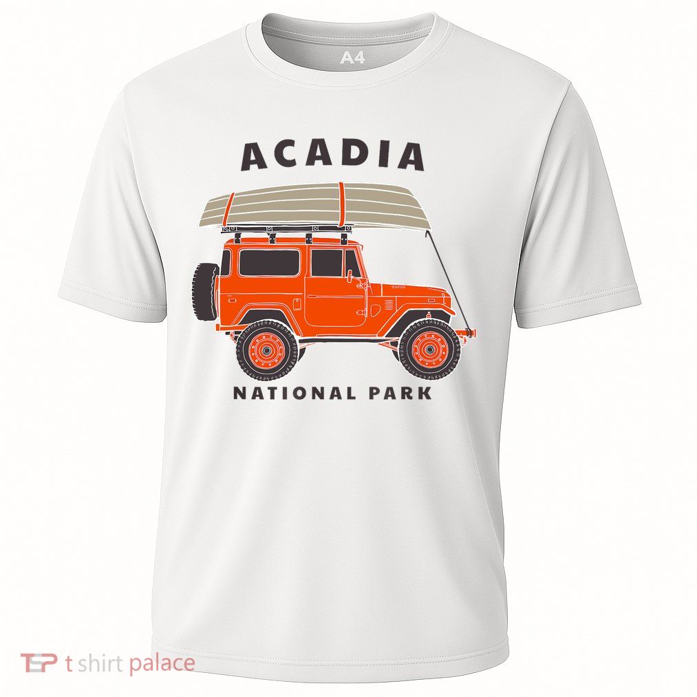 Acadia National Park Vintage Maine Souvenir Retro Gift Performance Shirt