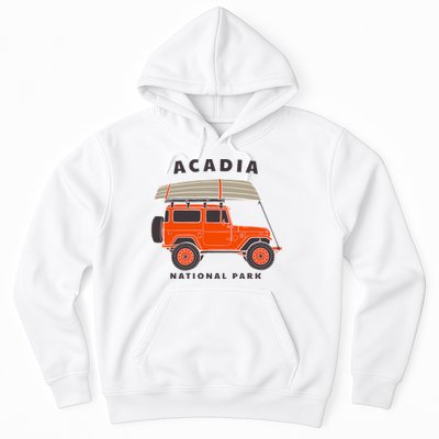 Acadia National Park Vintage Maine Souvenir Retro Gift Hoodie