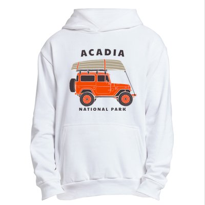 Acadia National Park Vintage Maine Souvenir Retro Gift Urban Pullover Hoodie