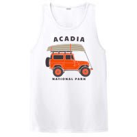 Acadia National Park Vintage Maine Souvenir Retro Gift PosiCharge Competitor Tank