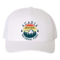 Acadia National Park Maine Mountains Nature Hiking Retro Yupoong Adult 5-Panel Trucker Hat