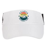 Acadia National Park Maine Mountains Nature Hiking Retro Adult Drive Performance Visor