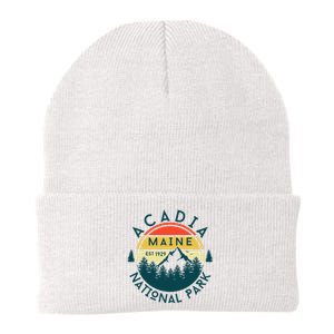 Acadia National Park Maine Mountains Nature Hiking Retro Knit Cap Winter Beanie