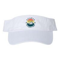 Acadia National Park Maine Mountains Nature Hiking Retro Valucap Bio-Washed Visor