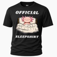 Axolotl Nap Pajamas Offici.al Napping Nightgown Funny  Cooling Performance Crew T-Shirt