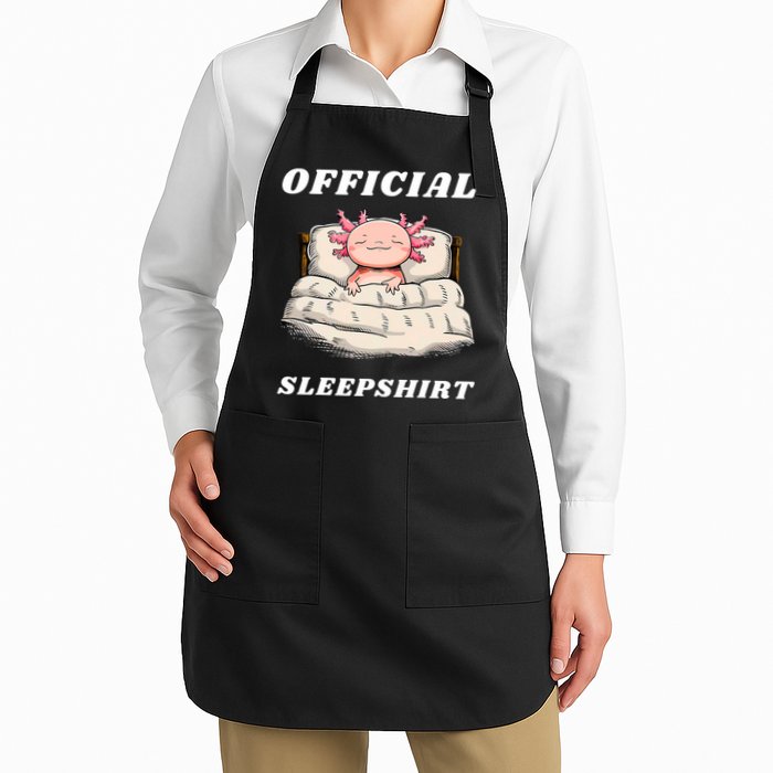 Axolotl Nap Pajamas Offici.al Napping Nightgown Funny  Apron