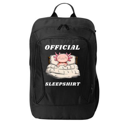 Axolotl Nap Pajamas Offici.al Napping Nightgown Funny  City Backpack