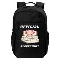 Axolotl Nap Pajamas Offici.al Napping Nightgown Funny  Backpack