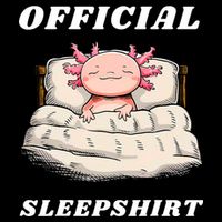 Axolotl Nap Pajamas Offici.al Napping Nightgown Funny  Button