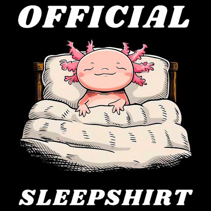 Axolotl Nap Pajamas Offici.al Napping Nightgown Funny  Button