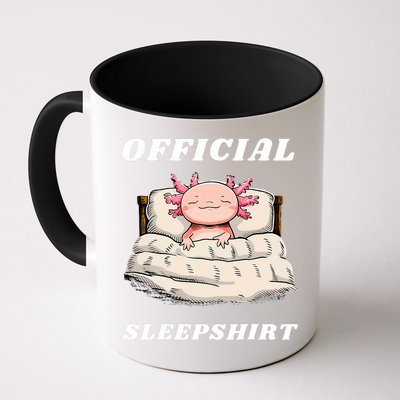 Axolotl Nap Pajamas Offici.al Napping Nightgown Funny  Mug