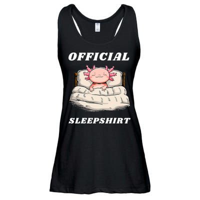 Axolotl Nap Pajamas Offici.al Napping Nightgown Funny  Ladies Essential Flowy Tank