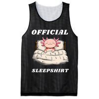 Axolotl Nap Pajamas Offici.al Napping Nightgown Funny  Mesh Reversible Basketball Jersey Tank