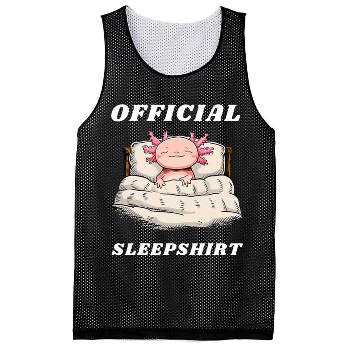 Axolotl Nap Pajamas Offici.al Napping Nightgown Funny  Mesh Reversible Basketball Jersey Tank