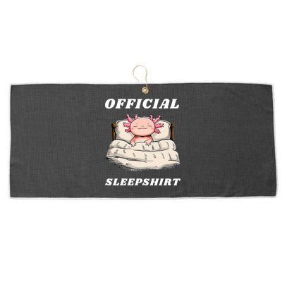Axolotl Nap Pajamas Offici.al Napping Nightgown Funny  Large Microfiber Waffle Golf Towel