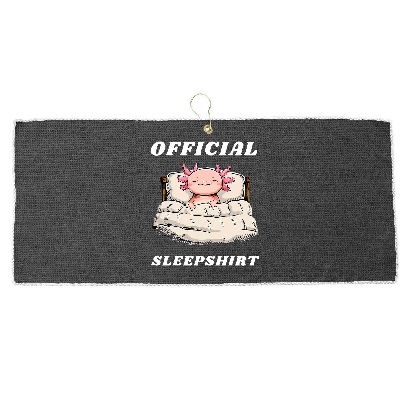Axolotl Nap Pajamas Offici.al Napping Nightgown Funny  Large Microfiber Waffle Golf Towel