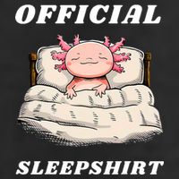 Axolotl Nap Pajamas Offici.al Napping Nightgown Funny  Golf Towel
