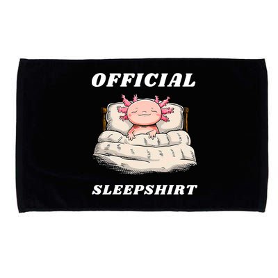 Axolotl Nap Pajamas Offici.al Napping Nightgown Funny  Microfiber Hand Towel