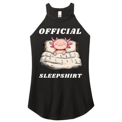 Axolotl Nap Pajamas Offici.al Napping Nightgown Funny  Women's Perfect Tri Rocker Tank