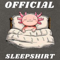 Axolotl Nap Pajamas Offici.al Napping Nightgown Funny  Cotton Canvas Backpack