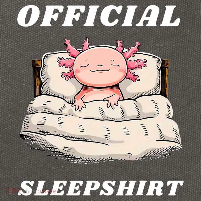 Axolotl Nap Pajamas Offici.al Napping Nightgown Funny  Cotton Canvas Backpack