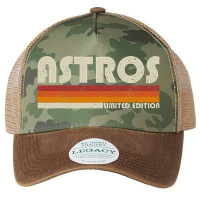 Astros Name Personalized Vintage Retro Gift  Legacy Tie Dye Trucker Hat