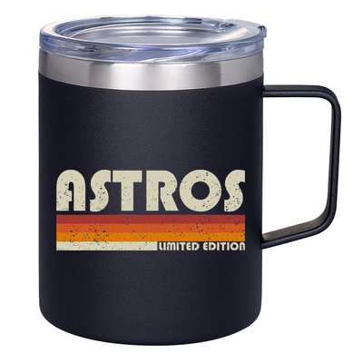 Astros Name Personalized Vintage Retro Gift  12oz Stainless Steel Coffee Mug