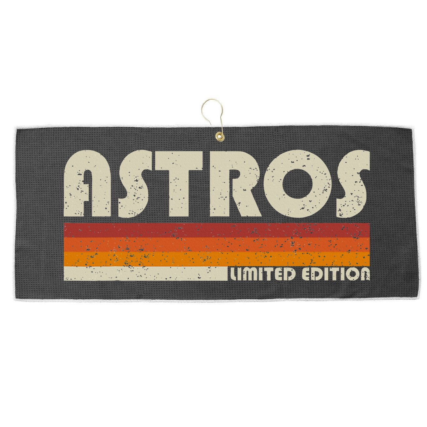Astros Name Personalized Vintage Retro Gift  Large Microfiber Waffle Golf Towel