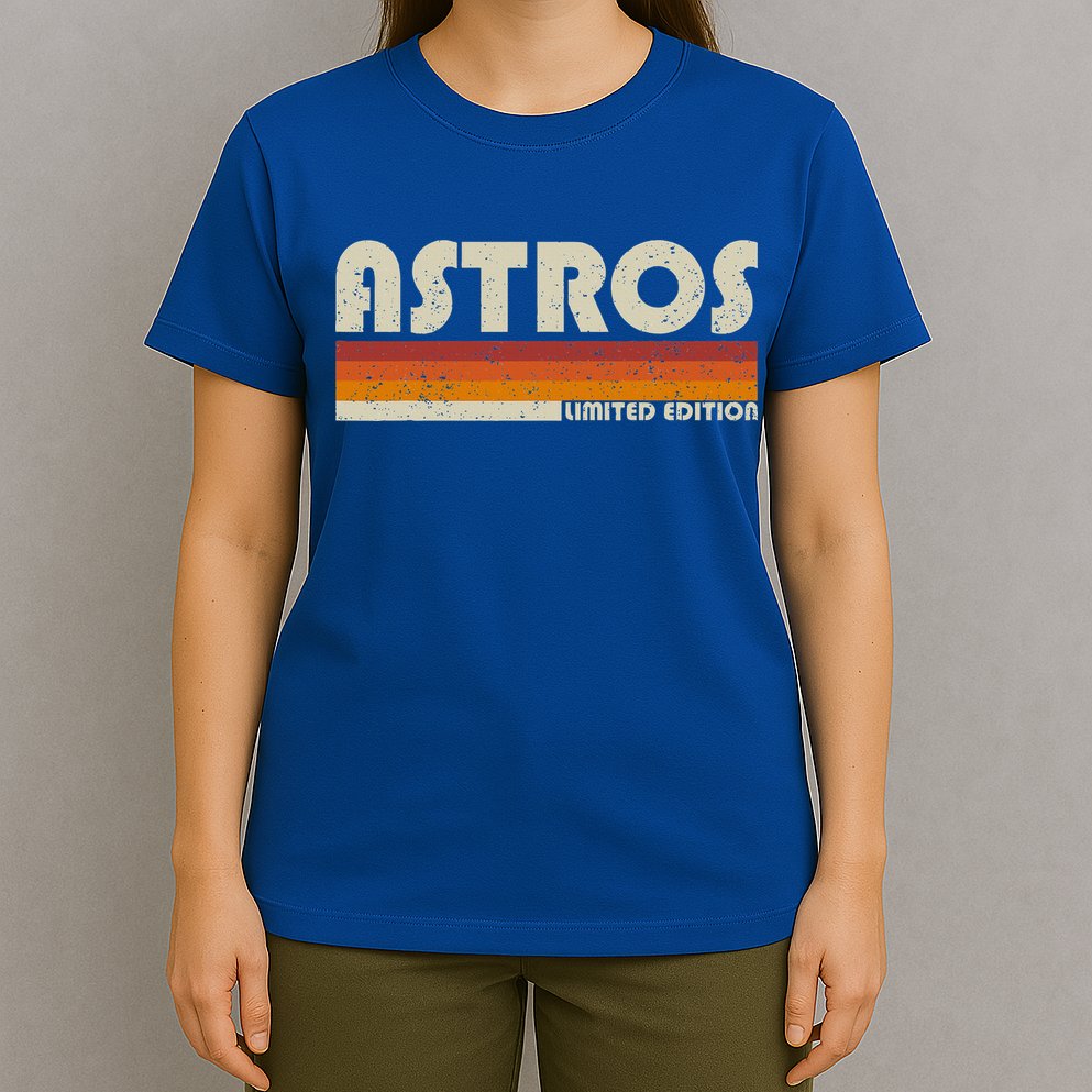 Astros Name Personalized Vintage Retro Gift  T-Shirt