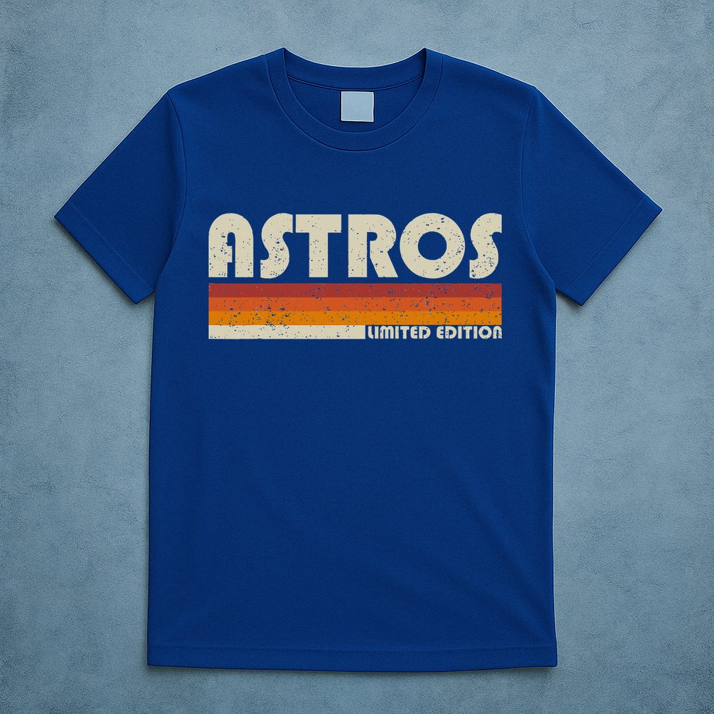 Astros Name Personalized Vintage Retro Gift  T-Shirt
