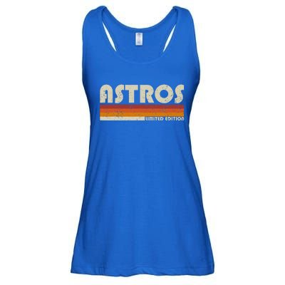 Astros Name Personalized Vintage Retro Gift  Ladies Essential Flowy Tank