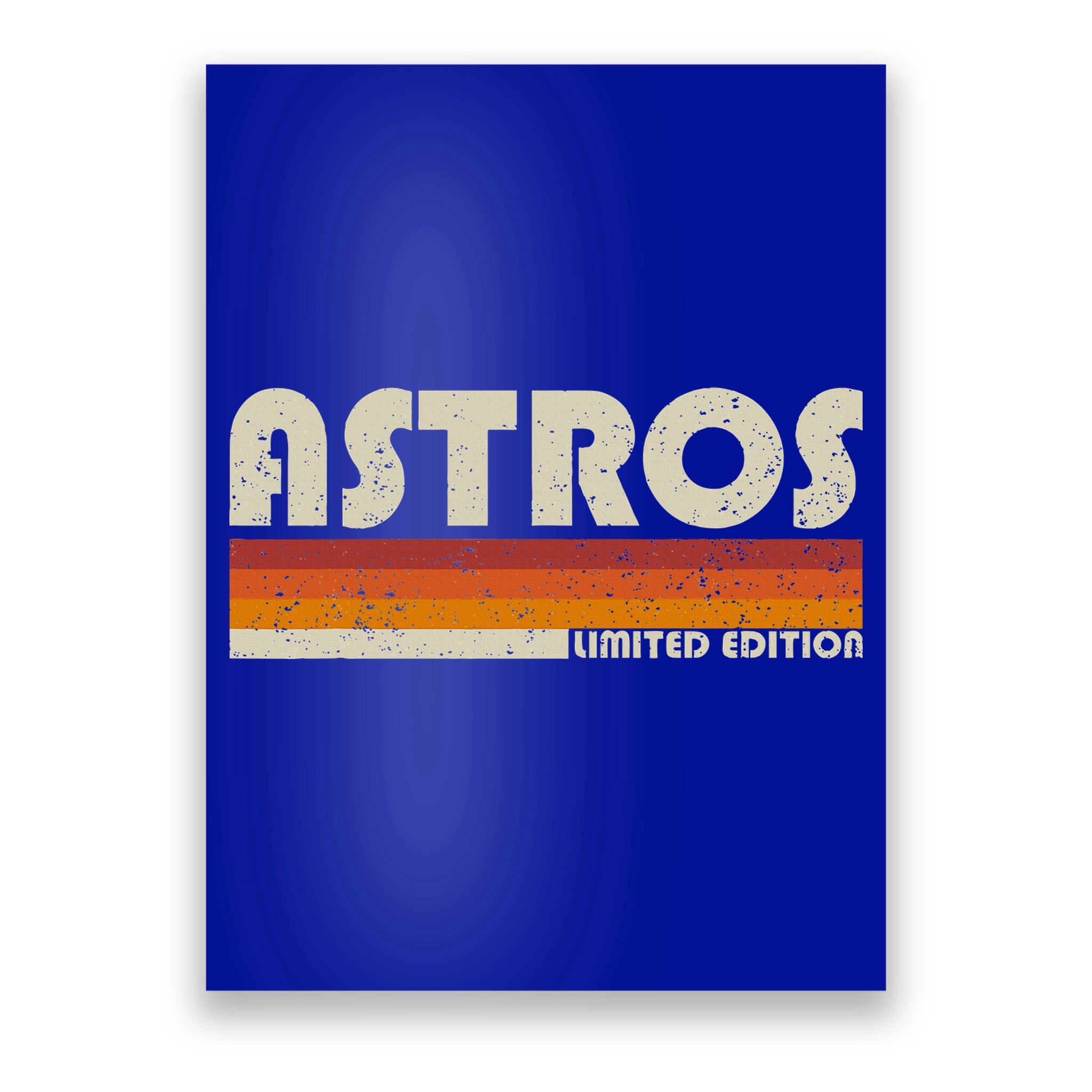 Astros Name Personalized Vintage Retro Gift  Poster