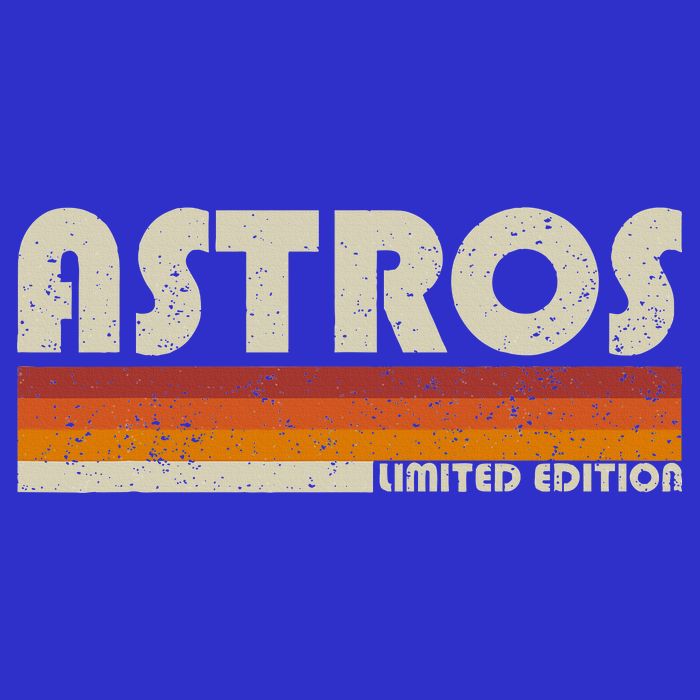 Astros Name Personalized Vintage Retro Gift  Poster