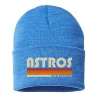 Astros Name Personalized Vintage Retro Gift  Sustainable Knit Beanie