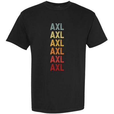 Axl Name Personalized Vintage Retro Birthday Garment-Dyed Heavyweight T-Shirt