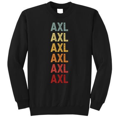 Axl Name Personalized Vintage Retro Birthday Sweatshirt