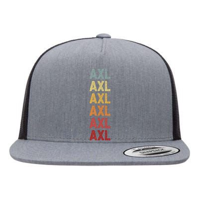 Axl Name Personalized Vintage Retro Birthday Flat Bill Trucker Hat