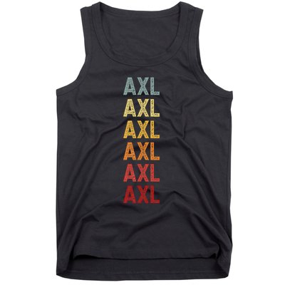 Axl Name Personalized Vintage Retro Birthday Tank Top