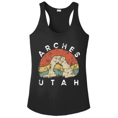 Arches National Park Utah Vacation Road Trip Ladies PosiCharge Competitor Racerback Tank