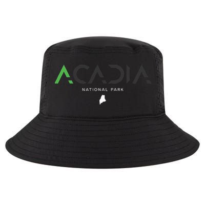 Acadia National Park Maine Tonal Retro Vintage Cool Comfort Performance Bucket Hat