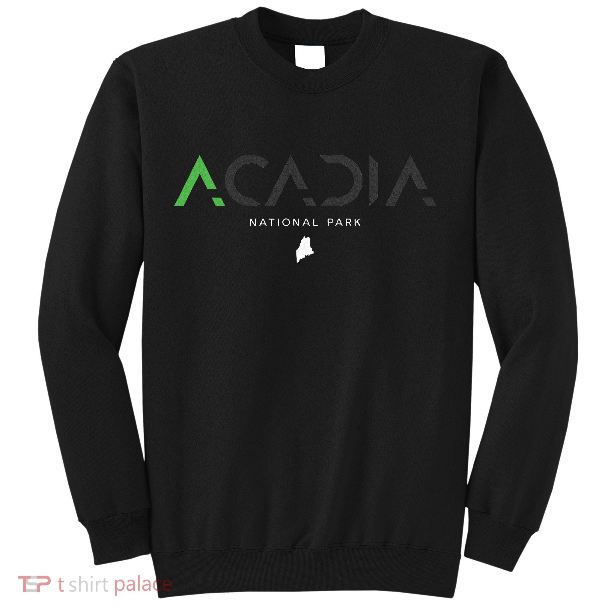 Acadia National Park Maine Tonal Retro Vintage Sweatshirt