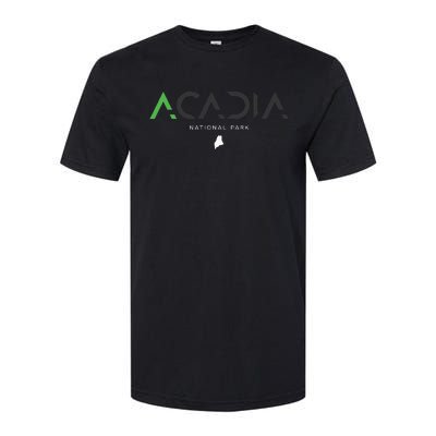 Acadia National Park Maine Tonal Retro Vintage Softstyle® CVC T-Shirt