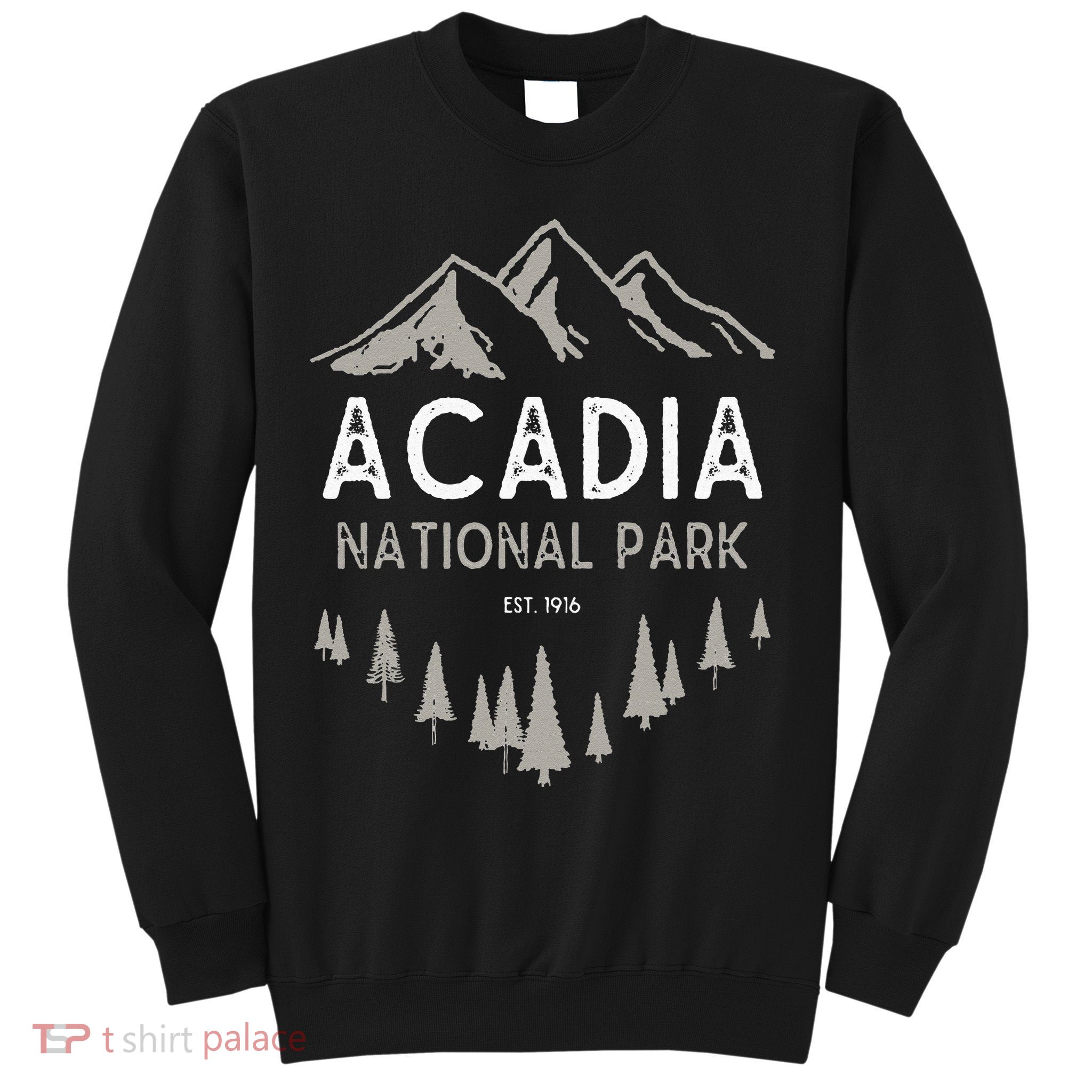 Acadia National Park Est 1916 Vintage Maine Sweatshirt