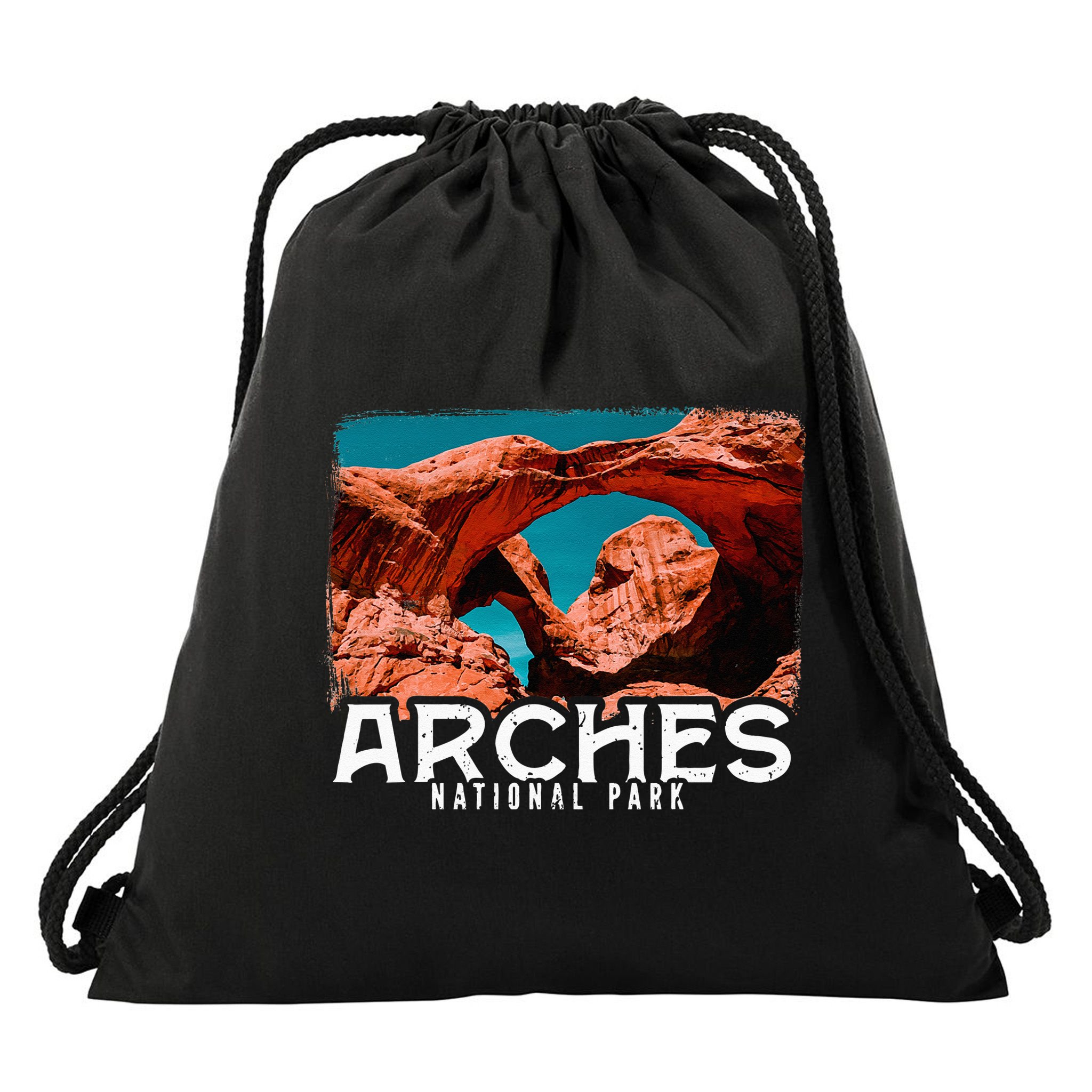 Arches National Park Arches National Park Tourist Drawstring Bag