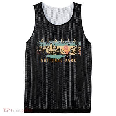Acadia National Park Mesh Reversible Basketball Jersey Tank