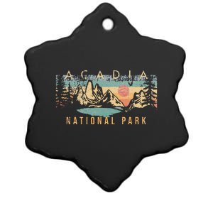 Acadia National Park Ceramic Star Ornament