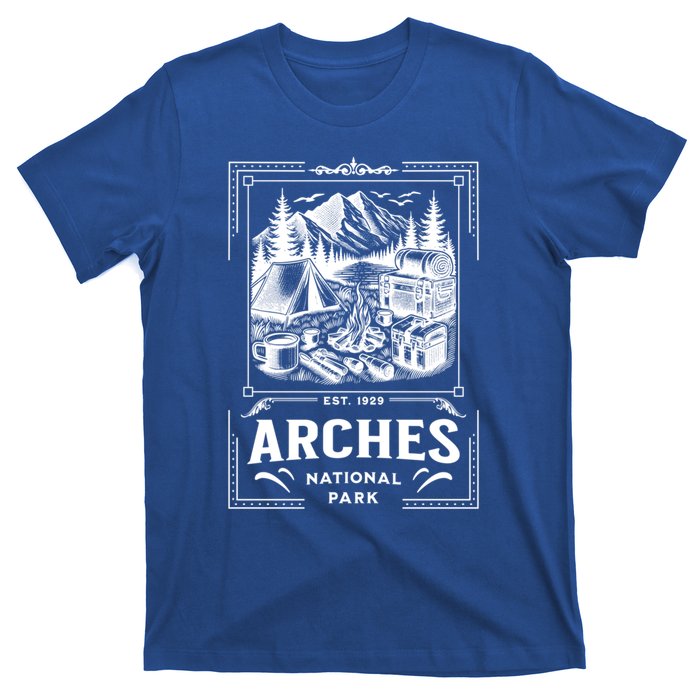 Arches National Park Vintage Camping Vacation Souvenir Gift T-Shirt