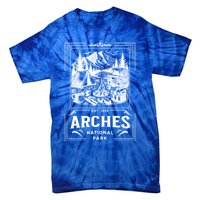 Arches National Park Vintage Camping Vacation Souvenir Gift Tie-Dye T-Shirt